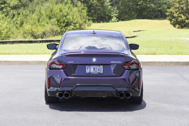 BMW M240i Performance Exhaust - Dinan - Axleback, Freeflow, Quad Tips, Black Ceramic Coated Tips - Black - `23-`26