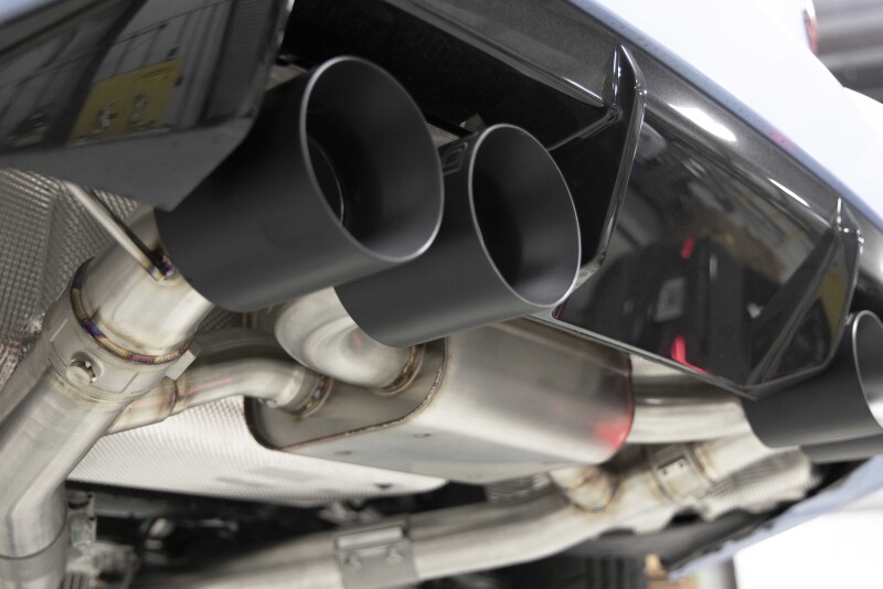 BMW M2 Performance Exhaust - Dinan - Axleback, Freeflow, Valved, Stainless Steel - Black - `23-`26