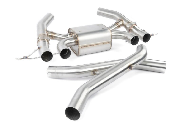 BMW M2 Performance Exhaust - Dinan - Axleback, Freeflow, Valved, Stainless Steel - Black - `23-`26