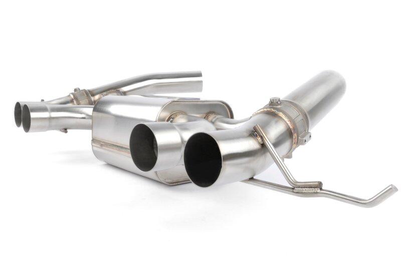BMW M2 Performance Exhaust - Dinan - Axleback, Freeflow, Valved, Stainless Steel - Black - `23-`26