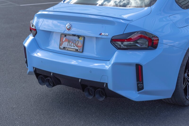 BMW M2 Performance Exhaust - Dinan - Axleback, Freeflow, Valved, Stainless Steel - Black - `23-`26