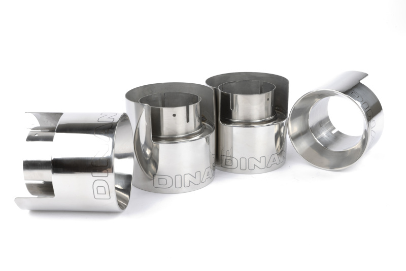 BMW M2 Performance Exhaust - Dinan - Axleback, Valved, Freeflow, Quad Tip - Polished - `23-`26