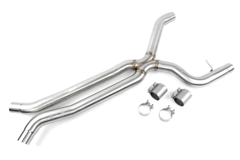 BMW M2 Performance Exhaust - Dinan - High Flow Middle Exhaust with X-Pipe - Stainless Steel - `23-`26