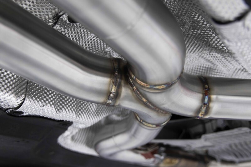 BMW M2 Performance Exhaust - Dinan - High Flow Middle Exhaust with X-Pipe - Stainless Steel - `23-`26