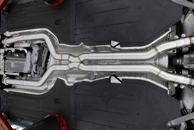BMW X6M Performance Exhaust - Dinan - High Flow X-Pipe, 3.25in, T304 Stainless Steel - `24-`26