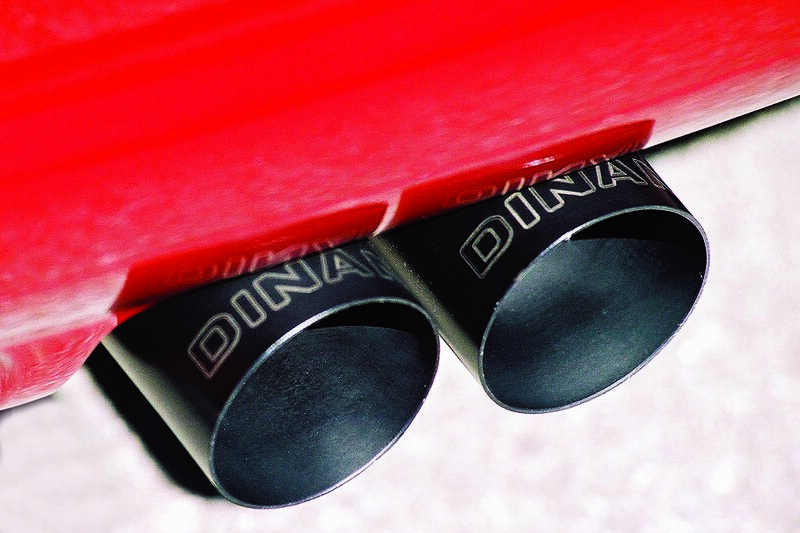 BMW M3 Performance Exhaust - Rear - Dinan - Axle Back, Freeflow, Black Tips - `01-`06