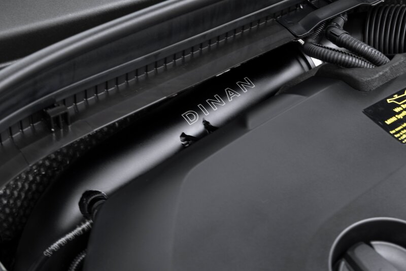 BMW X1 xDrive28i Turbo Inlet Pipes - Dinan - Intake Resonator Delete - Black - `19-`22