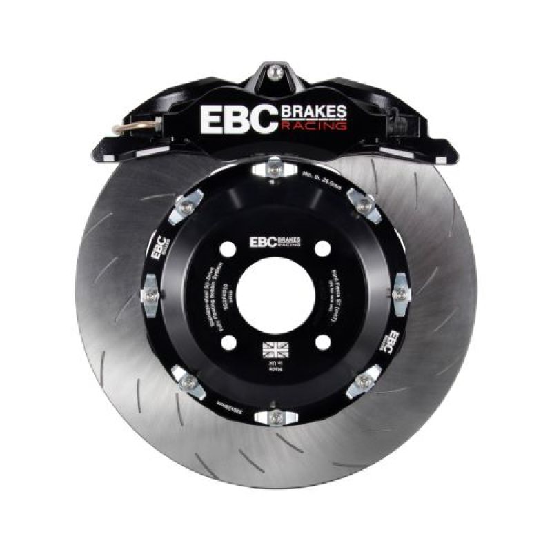 Volkswagen GTI Big Brake Kit - Front - EBC - Apollo-4 Calipers 355mm Rotors - Black - `15-`21 Volkswagen GTI Big Brake Kit - Front - EBC - Apollo-4 Calipers 355mm Rotors - Black - `15-`21