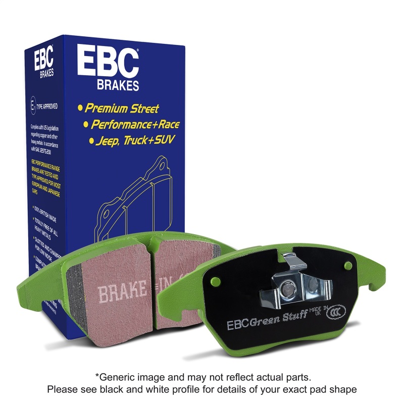 Audi A3 Brake Pads - Rear - EBC - Greenstuff - `22-`25