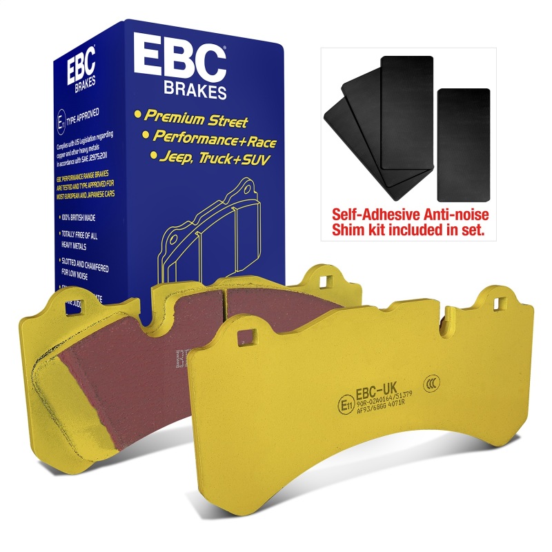 Volvo V60 Brake Pads - Front - EBC - Yellowstuff - `14-`27