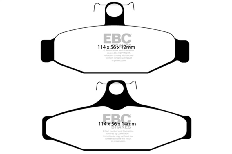 Aston Martin Vantage Brake Pads - Rear - EBC - Bluestuff NDX - `90-`00
