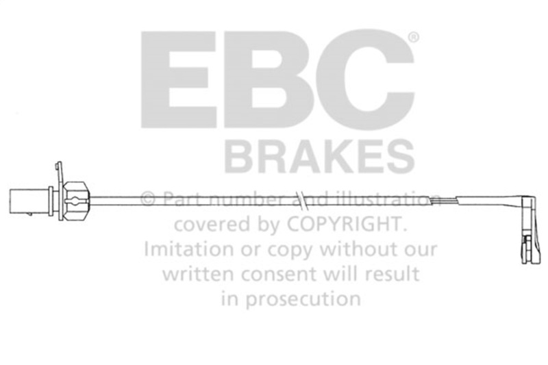 Audi A6 Brake Wear Lead Sensor - Rear - EBC - 2011