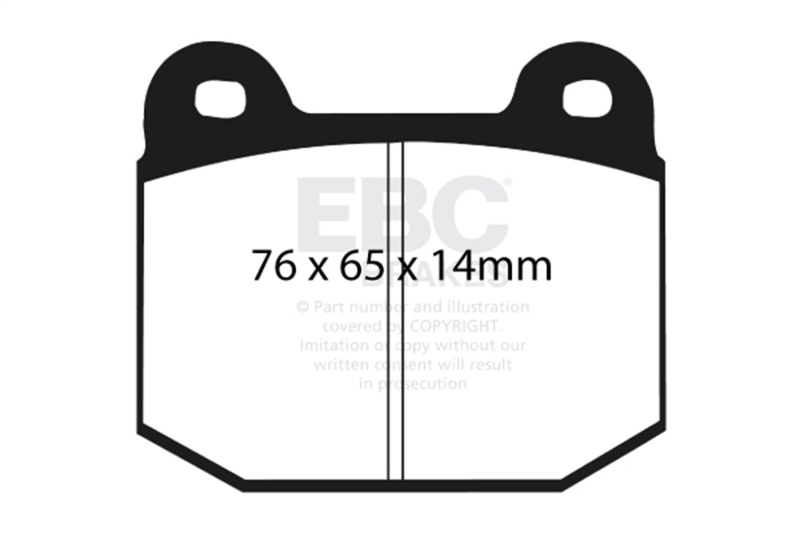 Infiniti G35 Brake Pads - Rear - EBC - Ultimax2 - `03-`04
