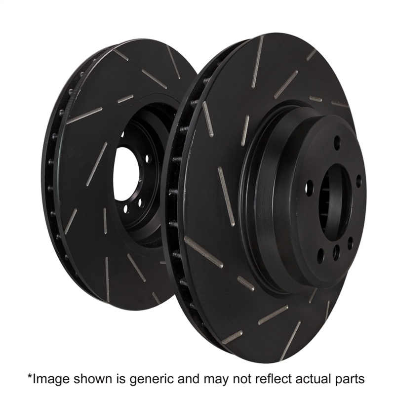 Hyundai Accent Brake Rotors (2) - Front - EBC - USR Slotted - `12-`27