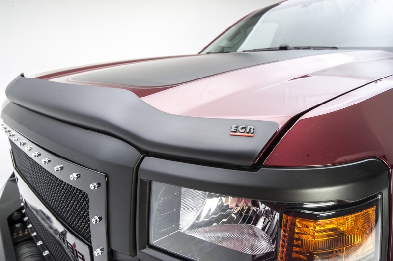 GMC Sierra Hood Guard - EGR - Superguard - Matte Black - `14-`19