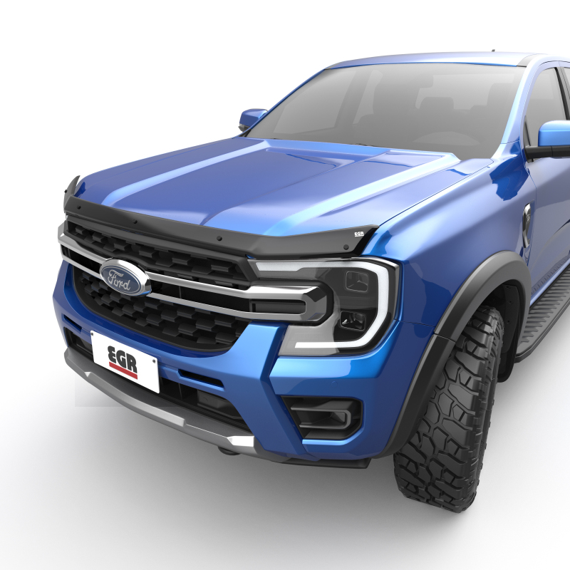 Ford Ranger Hood Shield - EGR - Superguard - Dark Smoke - `24-`25 Ford Ranger Hood Shield - EGR - Superguard - Dark Smoke - `24-`25