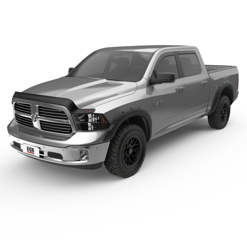 Ram 2500 Wind Deflectors - Front + Rear - EGR - In-Channel - Dark Smoke - `08-`24