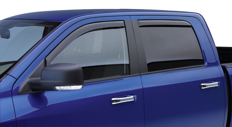 Ram 2500 Wind Deflectors - Front + Rear - EGR - In-Channel - Dark Smoke - `08-`24
