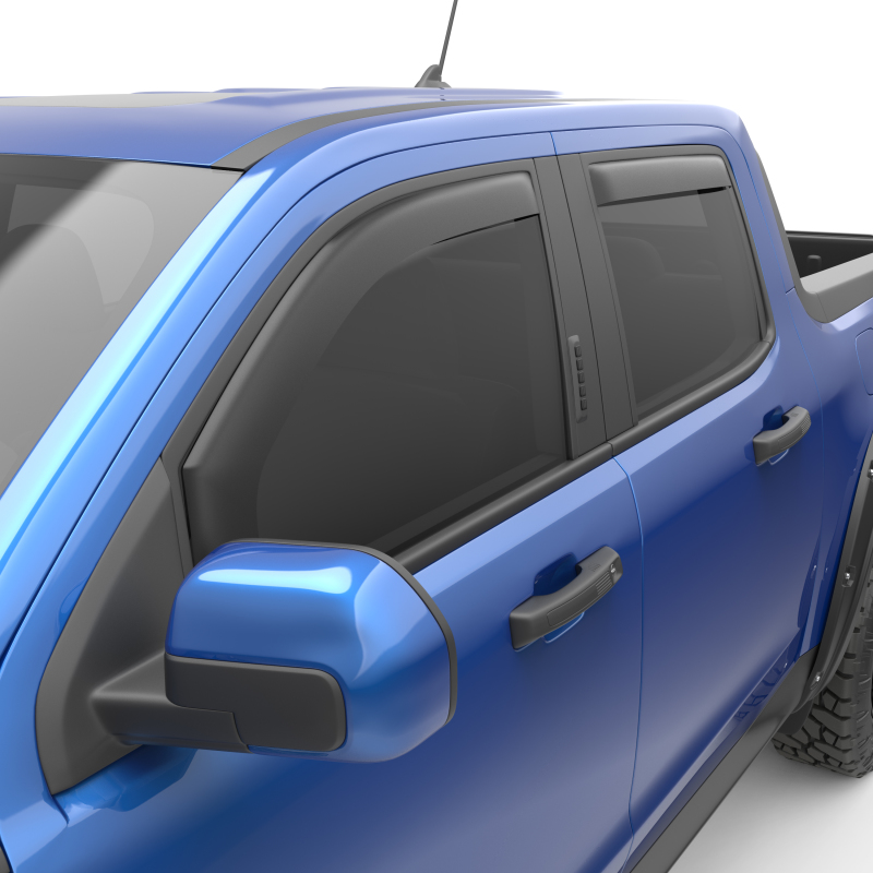 Ford Maverick Wind Deflectors - Front + Rear - EGR - In-Channel - Matte Black - `22-`25 Ford Maverick Wind Deflectors - Front + Rear - EGR - In-Channel - Matte Black - `22-`25