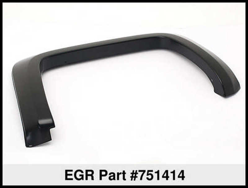 GMC Sierra Fender Flares - Front + Rear - EGR - Rugged Look - Black - `07-`13