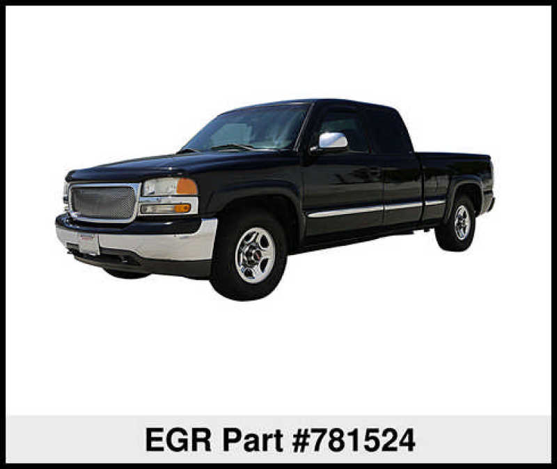 GMC Sierra Fender Flares - Front + Rear - EGR - OEM Style - Black - `99-`07