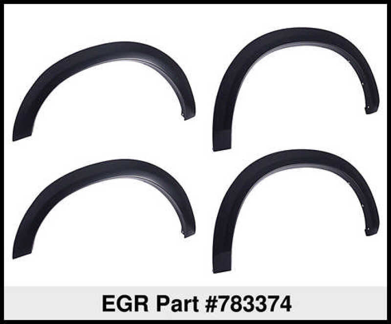 Ford F-150 Fender Flares - Front + Rear - EGR - OEM Look - Black - `09-`14