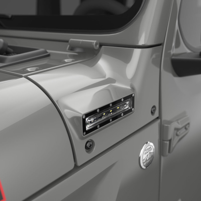 Jeep Gladiator LED Side Lights - EGR - VSL - Ceramic Grey - `18-`25 Jeep Gladiator LED Side Lights - EGR - VSL - Ceramic Grey - `18-`25
