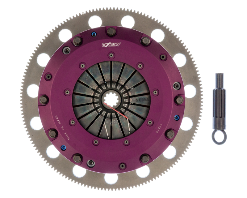 Ford Mustang Clutch Kit - Exedy - Hyper Twin Cerametallic - Purple - `96-`10 Ford Mustang Clutch Kit - Exedy - Hyper Twin Cerametallic - Purple - `96-`10