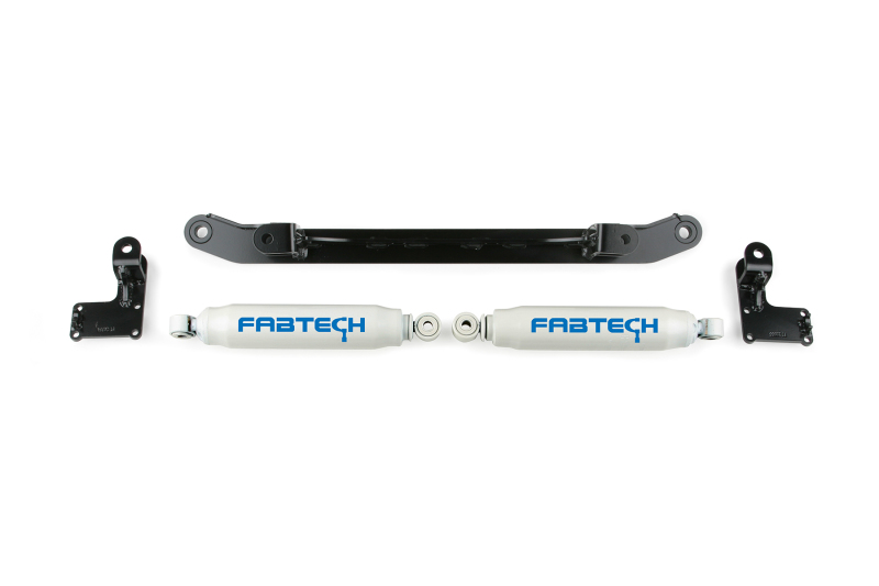 Chevrolet C1500 Steering Stabilizer - Front - Fabtech - Dual Steering Stabilizer System w/ Performance Shocks - `07-`14
