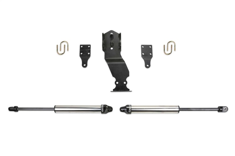 Ford F250 Steering Stabilizer - Fabtech - Dual Steering Stabilizer System w/DL 2.25 Shocks - `17-`21 Ford F250 Steering Stabilizer - Fabtech - Dual Steering Stabilizer System w/DL 2.25 Shocks - `17-`21