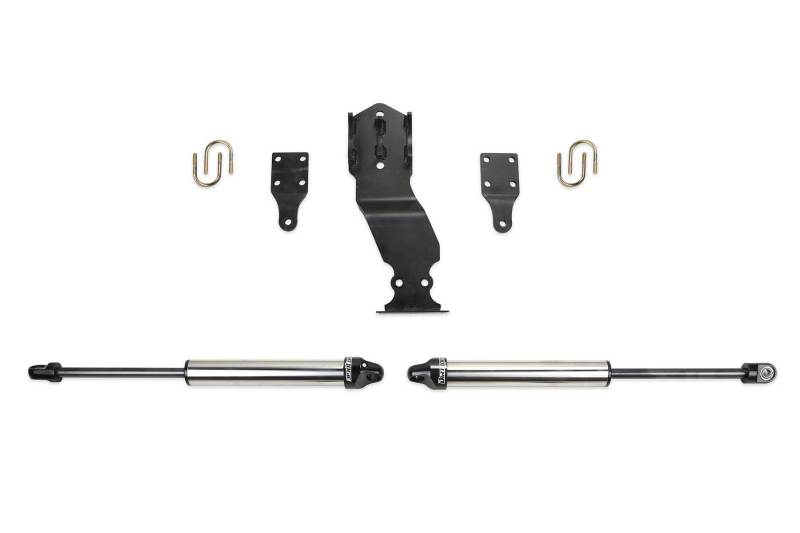 Ford F550 Steering Stabilizer - Fabtech - Dual System w/DL 2.25 Shocks - `19-`20 Ford F550 Steering Stabilizer - Fabtech - Dual System w/DL 2.25 Shocks - `19-`20
