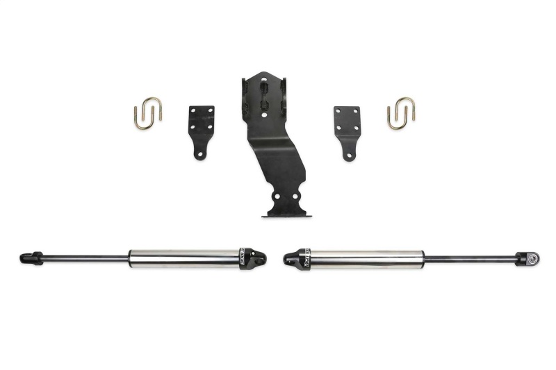 Ford F550 Steering Stabilizer - Fabtech - Dual System w/DL 2.25 Shocks - `19-`20
