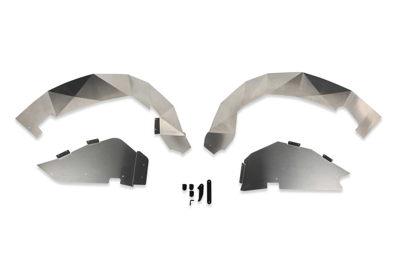 Jeep Wrangler JL Fender Flares - Rear - Fabtech - Tube Fenders - Textured Black - `18-`27