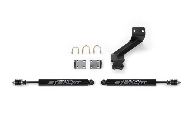 Ram 3500 HD Steering Stabilizer Kit - Fabtech - Dual Stealth - `13-`18