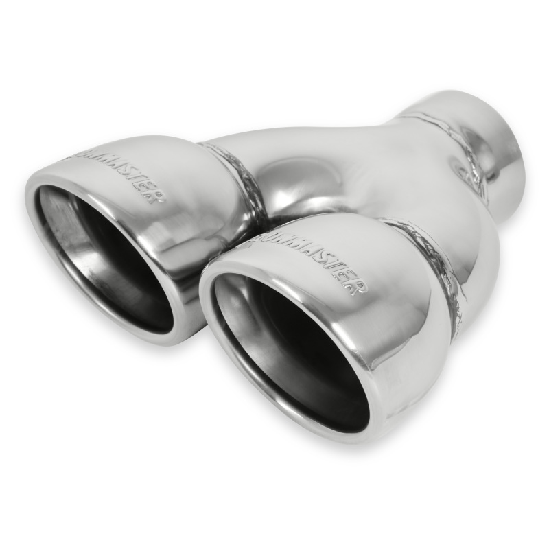 Chevrolet Corvette C6 Performance Exhaust - Flowmaster - 3.5in Dual X7.50in X2.50in SS Tip Roll - Polished - `05-`07