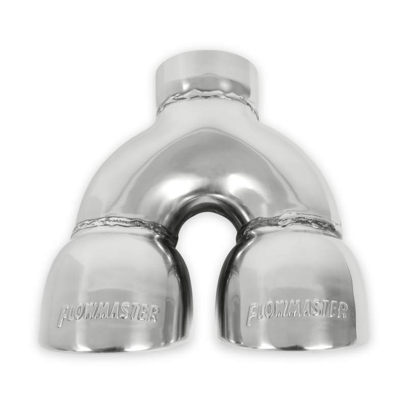 Chevrolet Corvette C6 Performance Exhaust - Flowmaster - 3.5in Dual X7.50in X2.50in SS Tip Roll - Polished - `05-`07