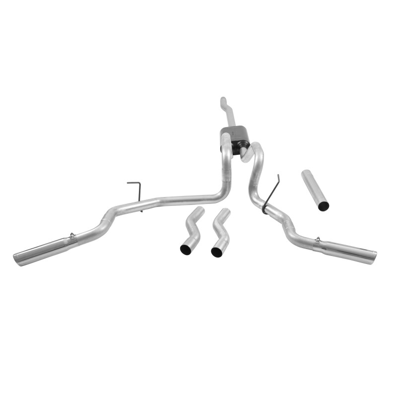 Ford F-150 Performance Exhaust - Rear - Flowmaster - Force II Cat-Back - Polished - `04-`08