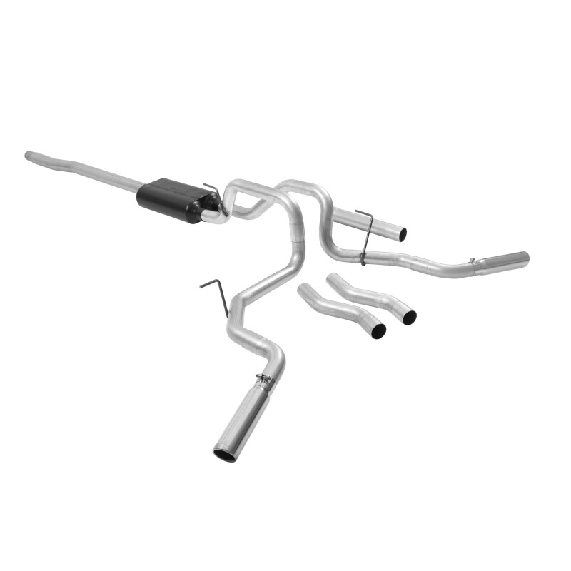 Lincoln Mark LT Performance Exhaust - Rear - Flowmaster - Force II Cat-Back - Polished - `04-`08