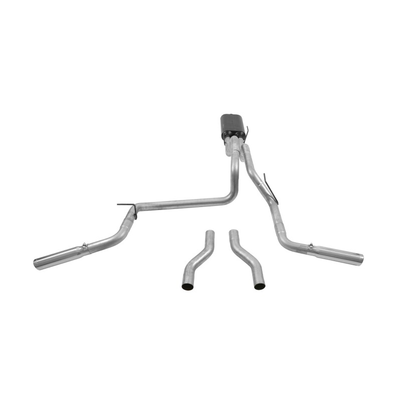 Dodge Ram 1500 Performance Exhaust - Flowmaster - American Thunder Cat-Back - Polished Stainless Steel - `02-`05