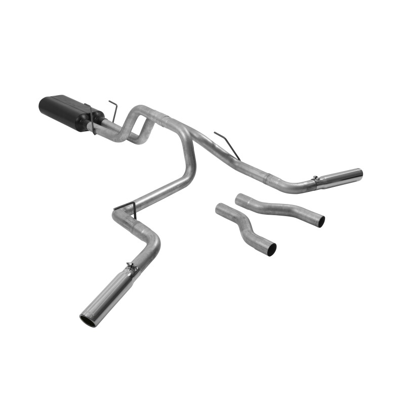 Dodge Ram 1500 Performance Exhaust - Flowmaster - American Thunder Cat-Back - Polished Stainless Steel - `02-`05