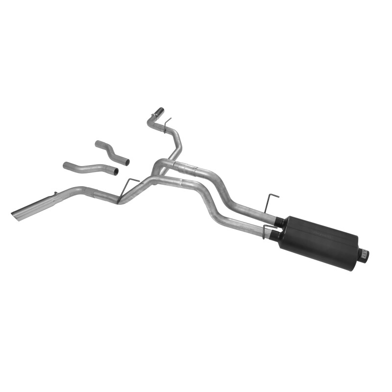 Dodge Ram 1500 Performance Exhaust - Flowmaster - American Thunder Cat-Back - Polished Stainless Steel - `02-`05