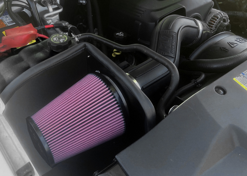 GMC Sierra 3500HD Performance Air Intake - Flowmaster - Delta Force - Black - `09-`15
