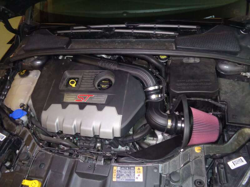 Ford Focus ST Performance Air Intake - Flowmaster - Delta Force - Black - `15-`18