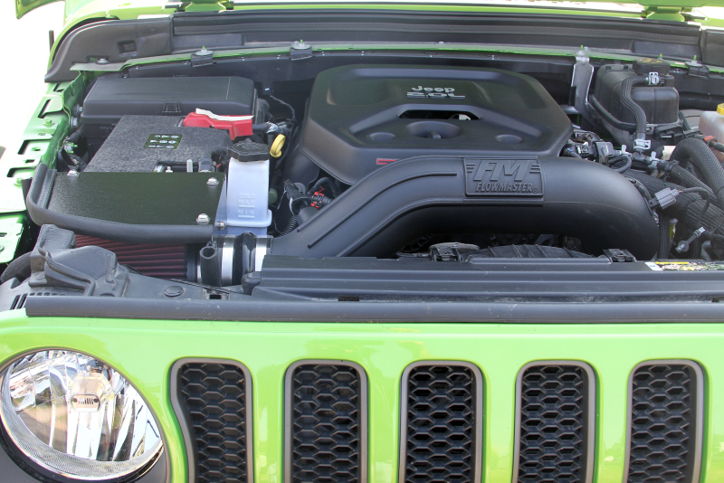 Jeep Wrangler JL Performance Air Intake - Flowmaster - Delta Force - Black - `18-`23