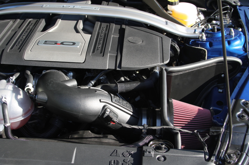 Ford Mustang Performance Air Intake - Flowmaster - Delta Force - Black - `18-`23