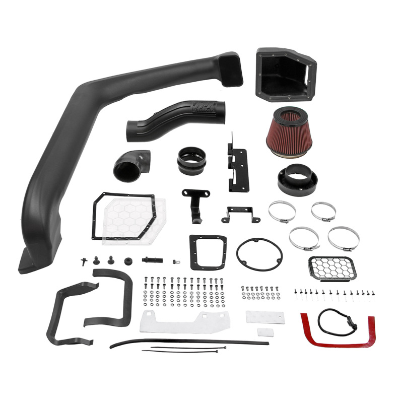 Jeep Wrangler JLU Performance Air Intake - Flowmaster - Delta Force - Black - `18-`26