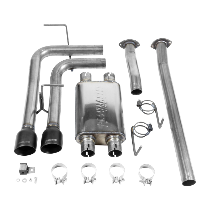 Toyota Tundra Performance Exhaust - Rear - Flowmaster - Flow FX Cat-Back - Black - `09-`21