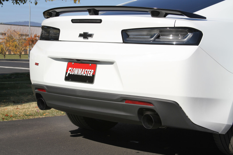 Chevrolet Camaro SS Performance Exhaust - Flowmaster - Axle Back, Flow FX, 4.50-inch Tips - Black - `16-`24