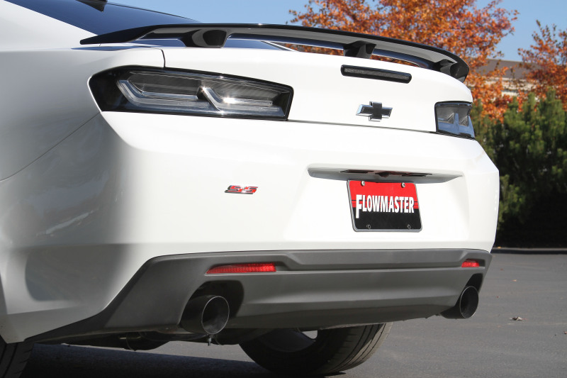 Chevrolet Camaro SS Performance Exhaust - Flowmaster - Axle Back, Flow FX, 4.50-inch Tips - Black - `16-`24