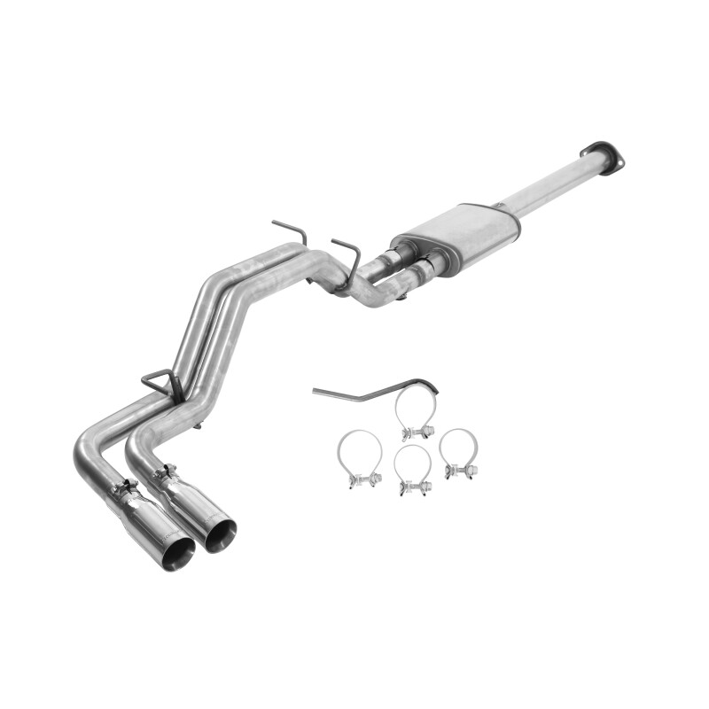 Chevrolet Colorado Performance Exhaust - Flowmaster - FlowFX Cat-Back Dual 3.00-inch Polished 304 Stainless Steel Tips - Polished - `15-`22